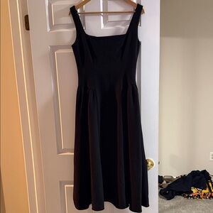 Wayf Classic Black Midi Dress